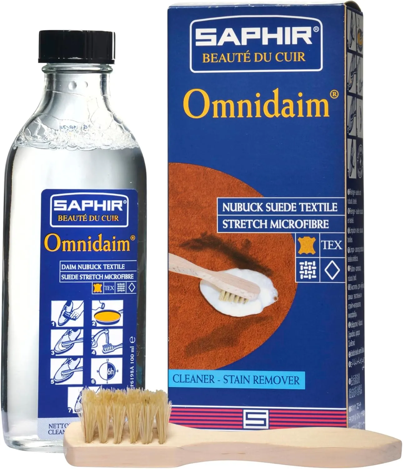 Saphir Cleaner Suede Nubuck Leather Omnidaim