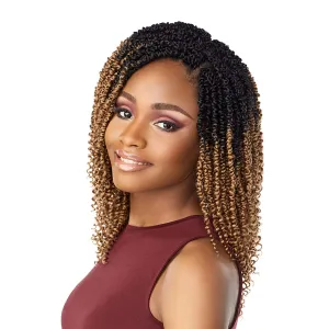 Sensationnel Crochet Braids Lulutress 2X Pre-Looped Skinny Passion Twist 12" (3-PACK, 99J)