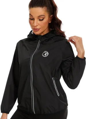 SEXYWG Sauna Suit for Women Workout Jacket Long Sleeve Tops Sweat Suits Sauna Shirt