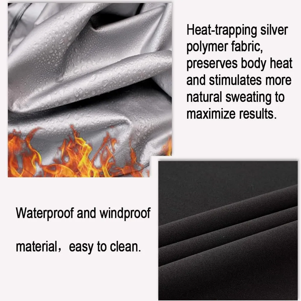 SEXYWG Sauna Suit for Women Workout Jacket Long Sleeve Tops Sweat Suits Sauna Shirt
