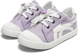 ShadowFax 3 Pairs Boy's Girl's Kids Canvas Shoes Slip-On Lightweight Sneakers