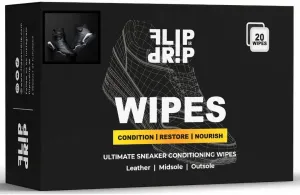 Shoe Cleaner,Leather & Rubber Sole Shine Restore Wipes, Save Your Leather & Rubber Materials From Fading & Cracking-Amplifies Deep Natural Shine On Dull Faded Sneakers Shoe Wipes Pack of 20