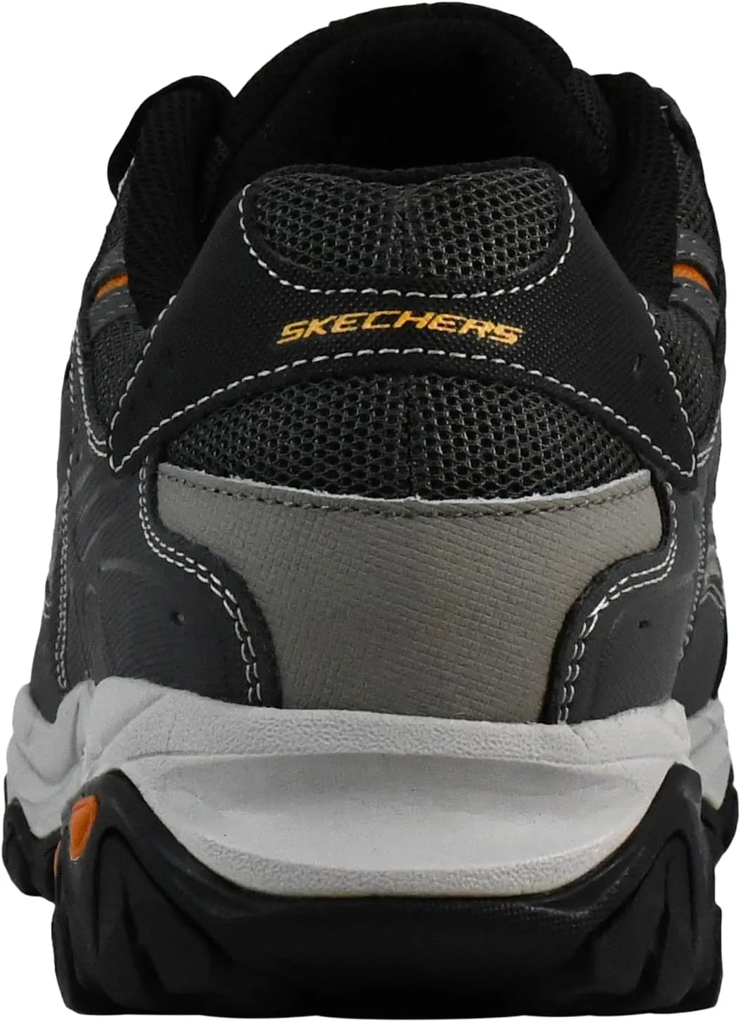 Skechers Men's Afterburn M. Fit Fashion Sneakers – Leather Upper, Memory Foam Insole, Rubber Outsole