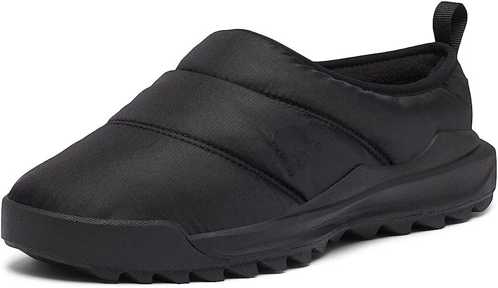 Sorel Women's ONA RMX Puffy Slip-On Shoes - Black, White - Size 7