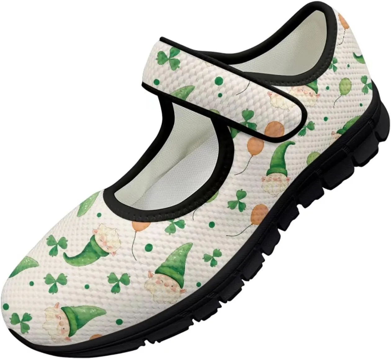 St Patricks Day Mary Jane Shoes for Womens Casual Breathable Casual Flats Non Slip Fashion Walking Sneakers