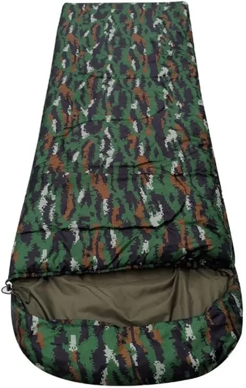 Thickened Winter and Summer Tiger Camouflage Sleeping BagRemovable Double Layer Tiger Camouflage Sleeping Bag