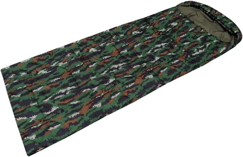 Thickened Winter and Summer Tiger Camouflage Sleeping BagRemovable Double Layer Tiger Camouflage Sleeping Bag