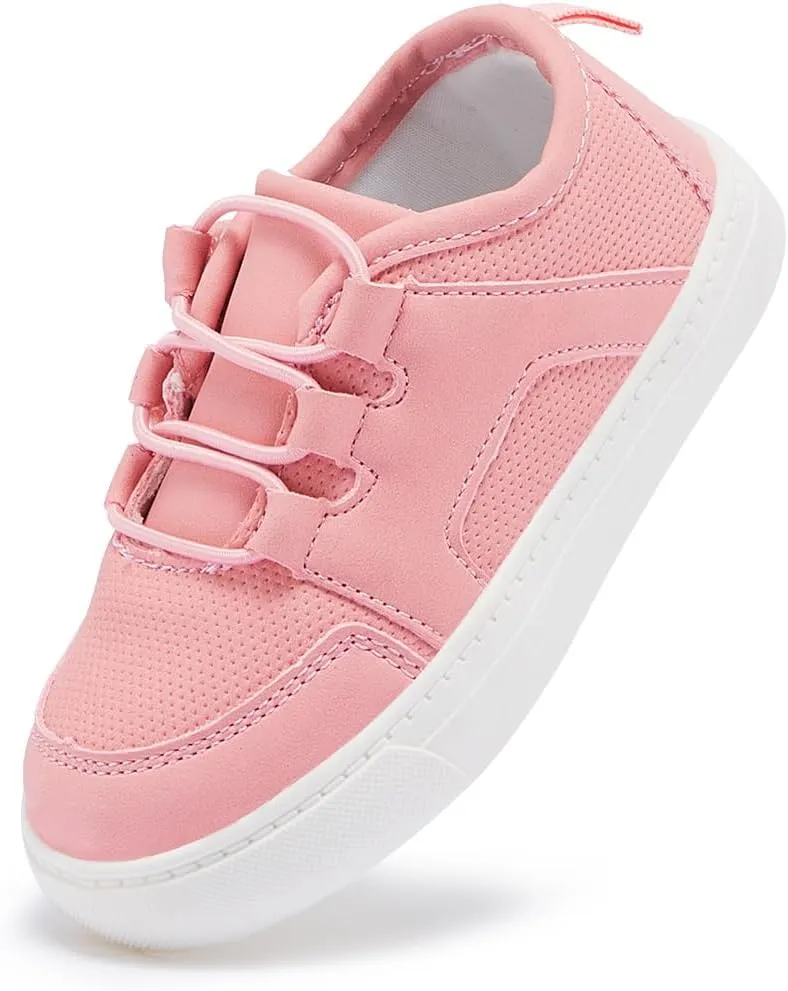 Toddler Boys Girls Walking Shoes High Top Tennis Canvas Sneakers(Infant/Toddler)