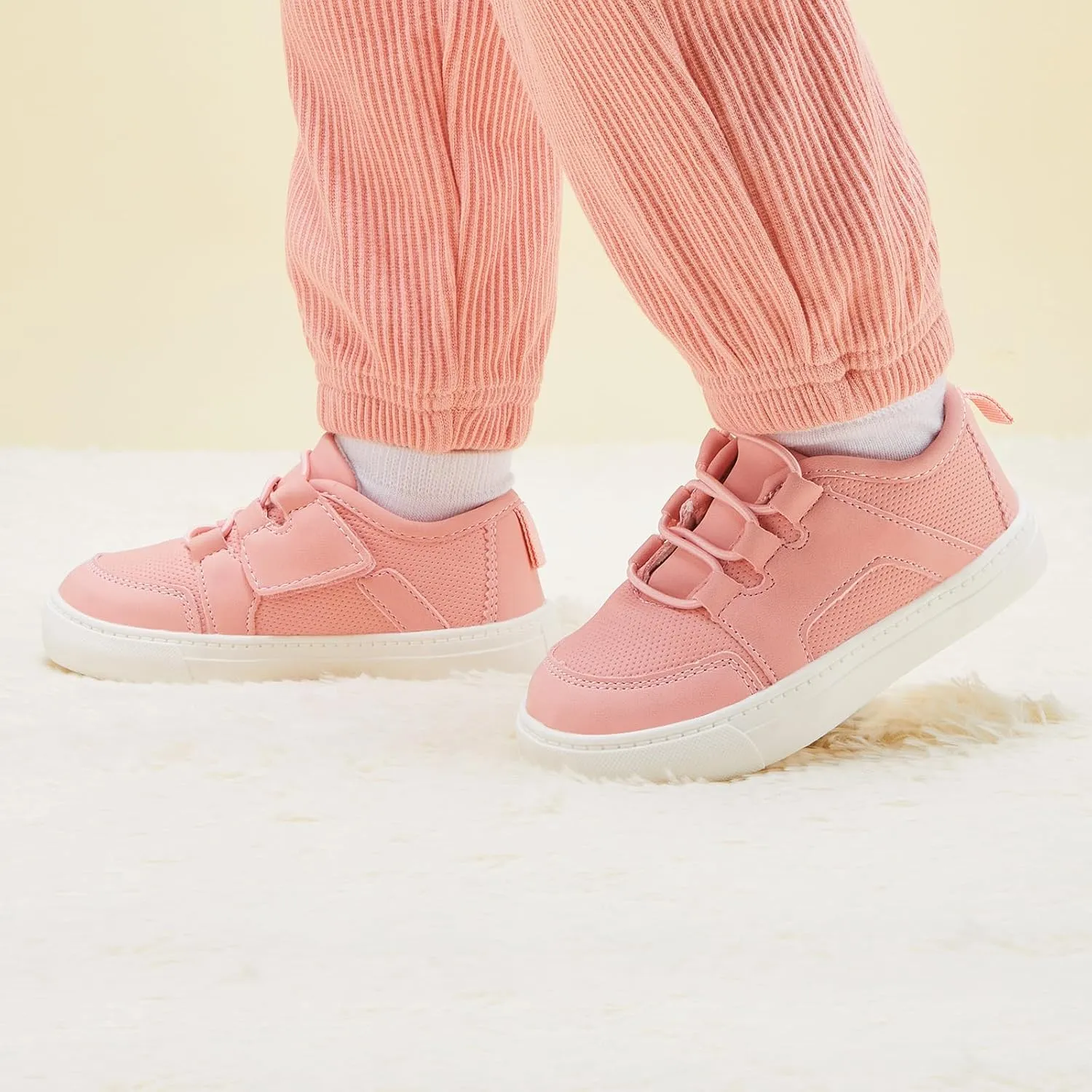 Toddler Boys Girls Walking Shoes High Top Tennis Canvas Sneakers(Infant/Toddler)