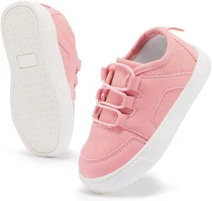 Toddler Boys Girls Walking Shoes High Top Tennis Canvas Sneakers(Infant/Toddler)