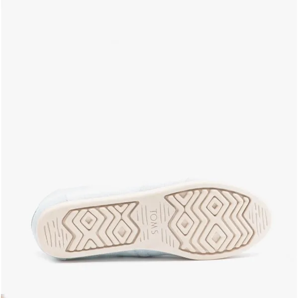 TOMS ALPARGATA Womens Canvas Espadrille Shoes Pastel Blue