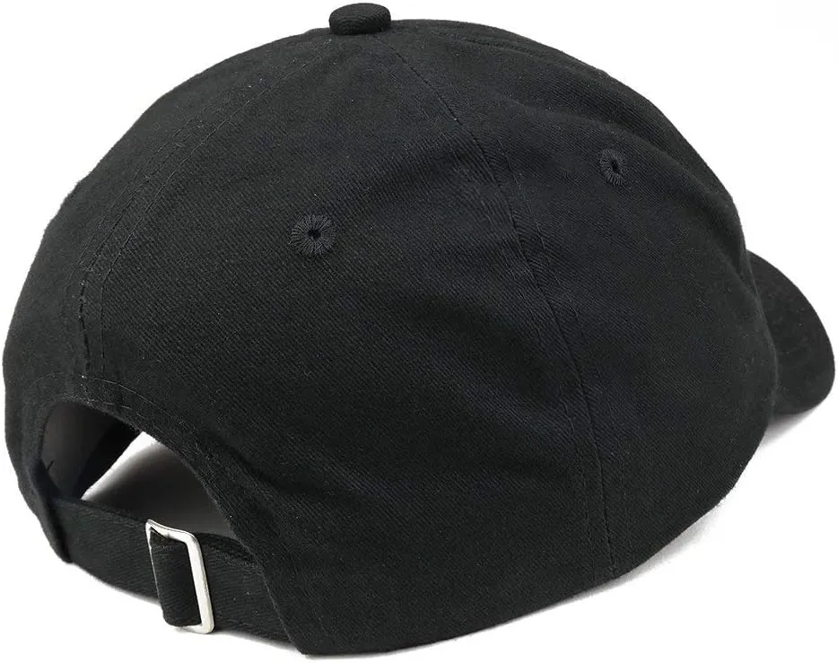 Trendy Apparel Shop Captain Anchor Embroidered Soft Crown 100% Brushed Cotton Cap