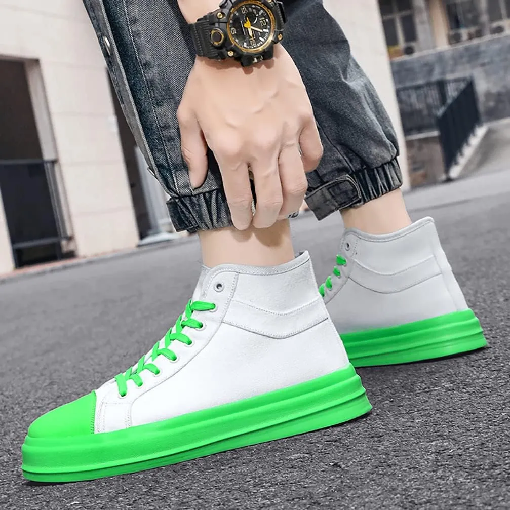 Unisex-Adult High Top Canvas Sneakers Classic Casual Walking Shoes Lovers Shoes
