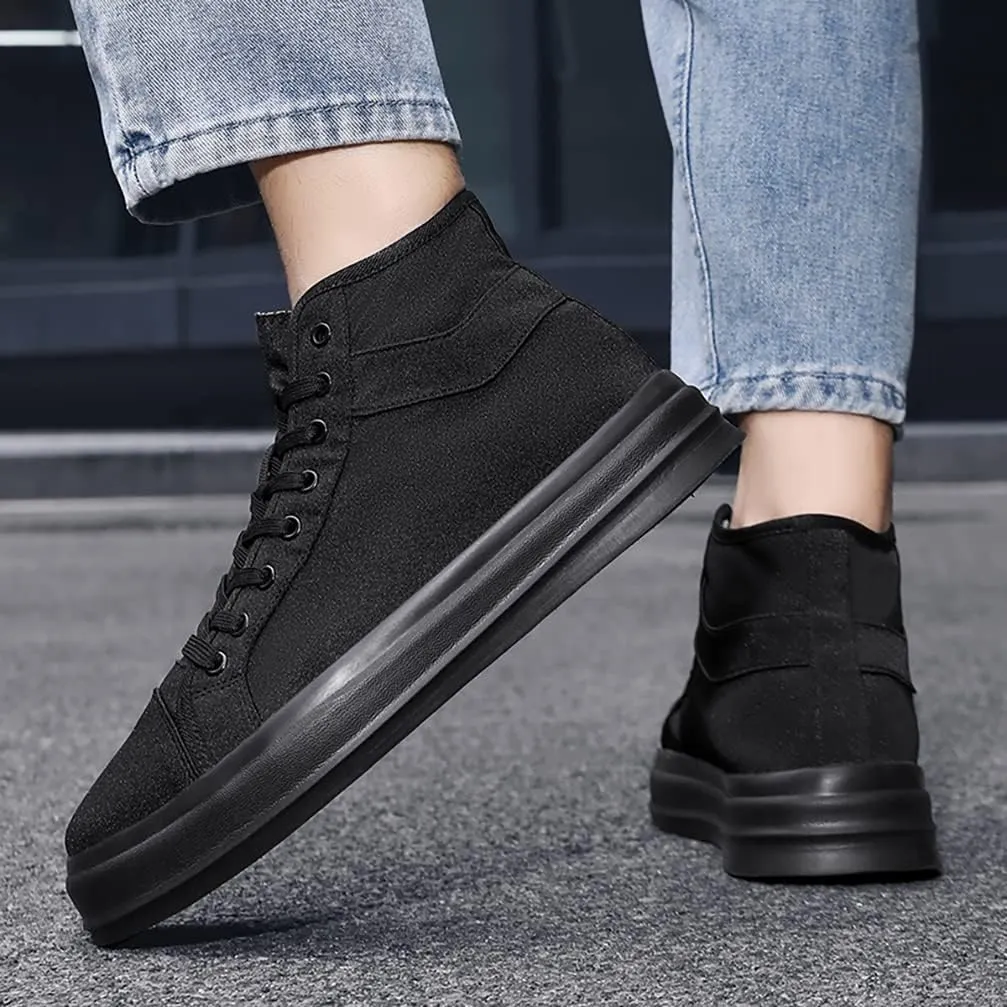Unisex-Adult High Top Canvas Sneakers Classic Casual Walking Shoes Lovers Shoes