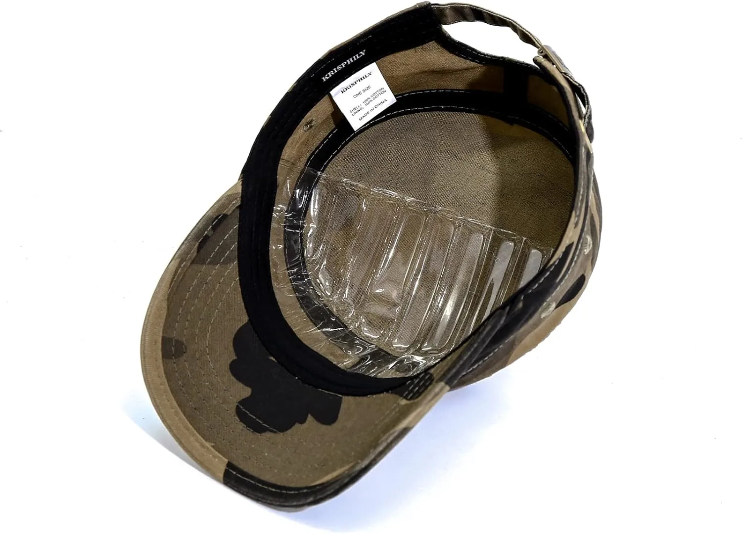 Unisex Cotton Flat Top Military Cadet Army Cap Trucker Hat for Men and Women