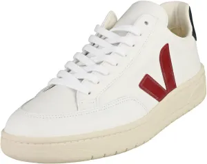 VEJA V-12 Leather Extra White/Marsala/Nautico 38 (US Women's 7) M