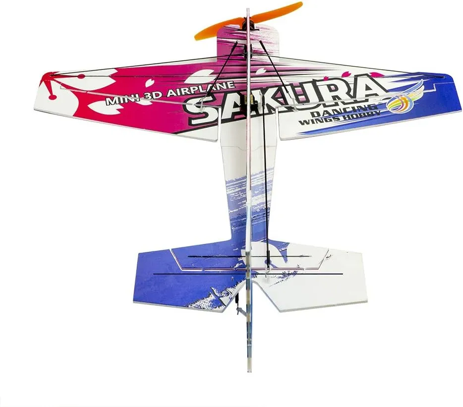 Viloga Upgrade 3D EPP Plane Sakura Aerobatic Flying Airplane, 420mm Durable Foam RC Plane Kit to Build for Adults (KIT, PP Sakura, Not Including Radio Control and Electronic Parts)