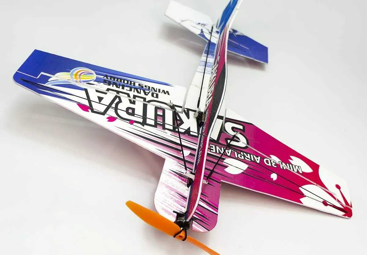 Viloga Upgrade 3D EPP Plane Sakura Aerobatic Flying Airplane, 420mm Durable Foam RC Plane Kit to Build for Adults (KIT, PP Sakura, Not Including Radio Control and Electronic Parts)