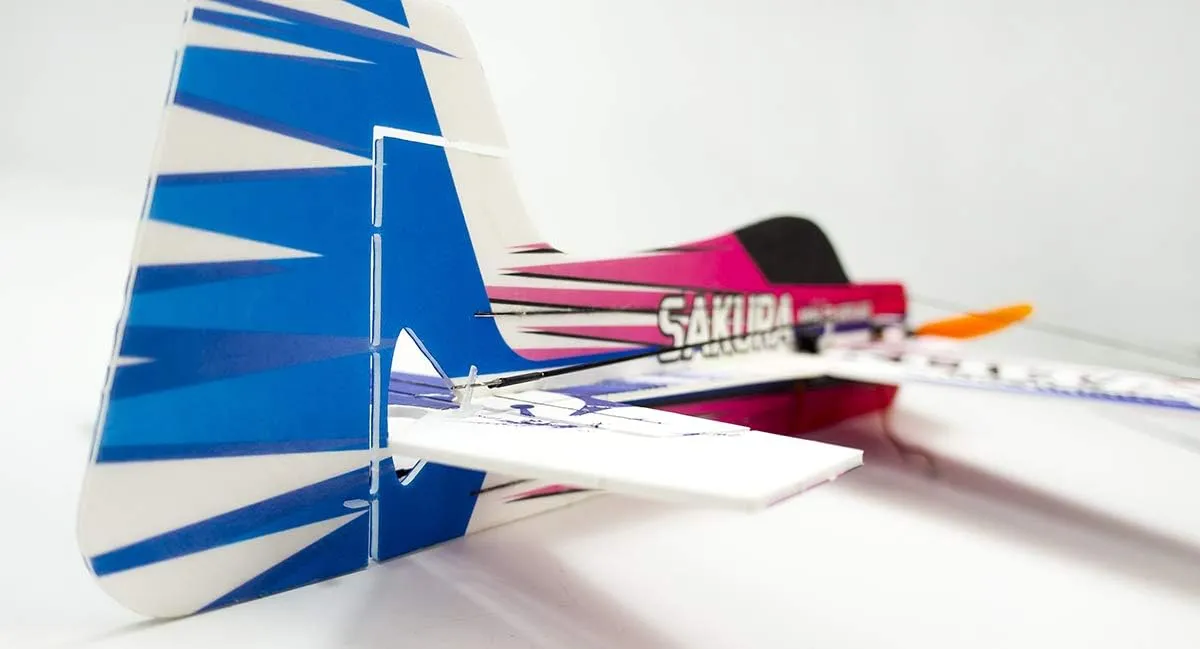 Viloga Upgrade 3D EPP Plane Sakura Aerobatic Flying Airplane, 420mm Durable Foam RC Plane Kit to Build for Adults (KIT, PP Sakura, Not Including Radio Control and Electronic Parts)