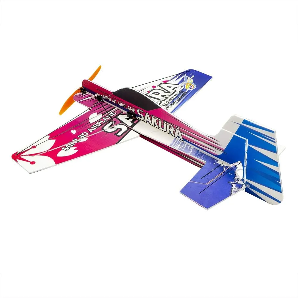 Viloga Upgrade 3D EPP Plane Sakura Aerobatic Flying Airplane, 420mm Durable Foam RC Plane Kit to Build for Adults (KIT, PP Sakura, Not Including Radio Control and Electronic Parts)