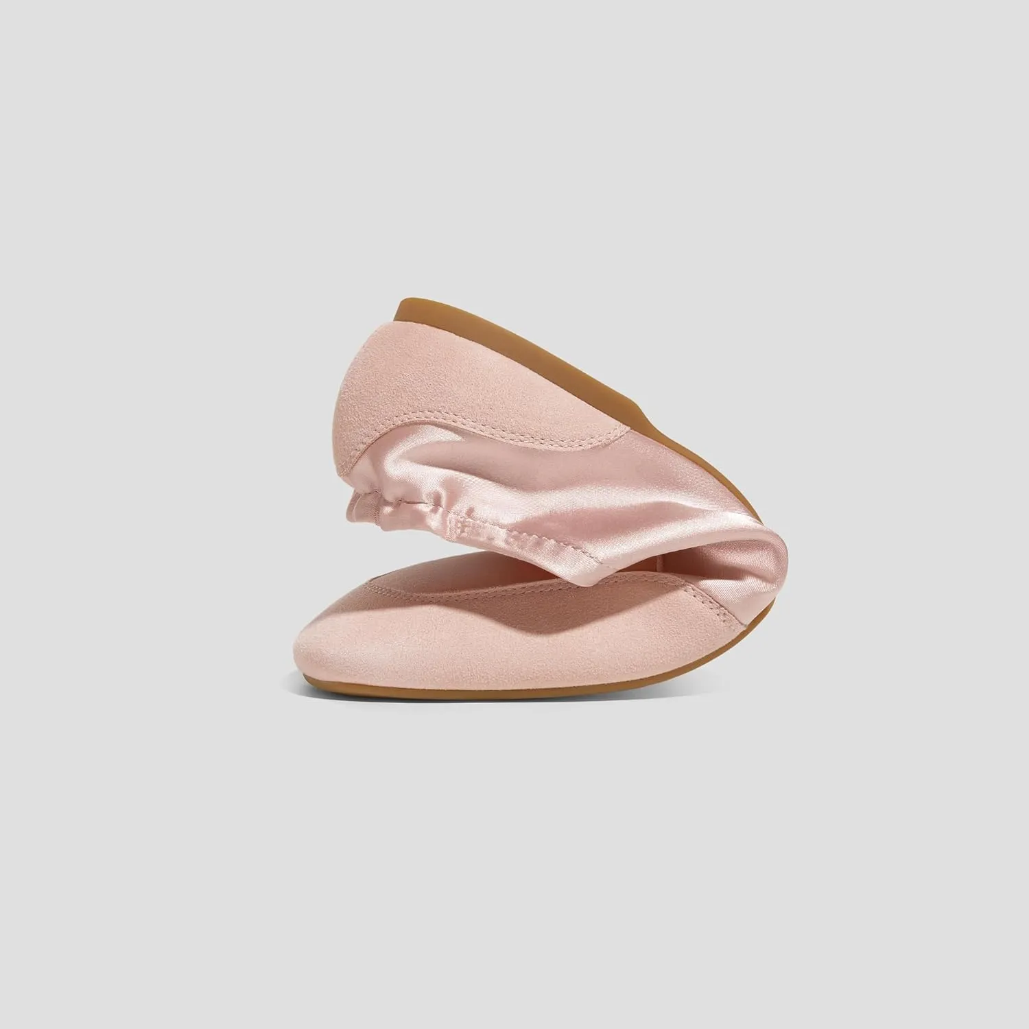 VIVAIA Cristina Square-Toe Lace-Up Satin Sneakerina