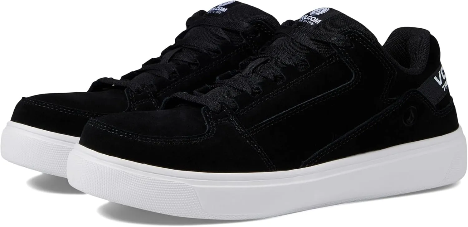 Volcom® Evolve EH Comp Toe Men Shoes – Suede and Leather Upper – Soft Insole – Memory Foam Cushioning Black 10 M