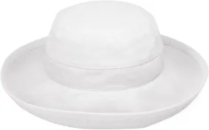 Wallaroo Hat Company Women’s Casual Traveler Sun Hat - UPF 50  Sun Protection, Wide Brim, Packable, Adjustable, Medium