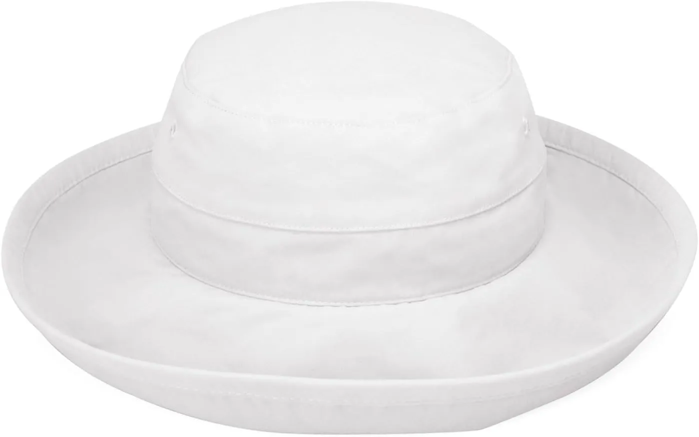 Wallaroo Hat Company Women’s Casual Traveler Sun Hat - UPF 50  Sun Protection, Wide Brim, Packable, Adjustable, Medium