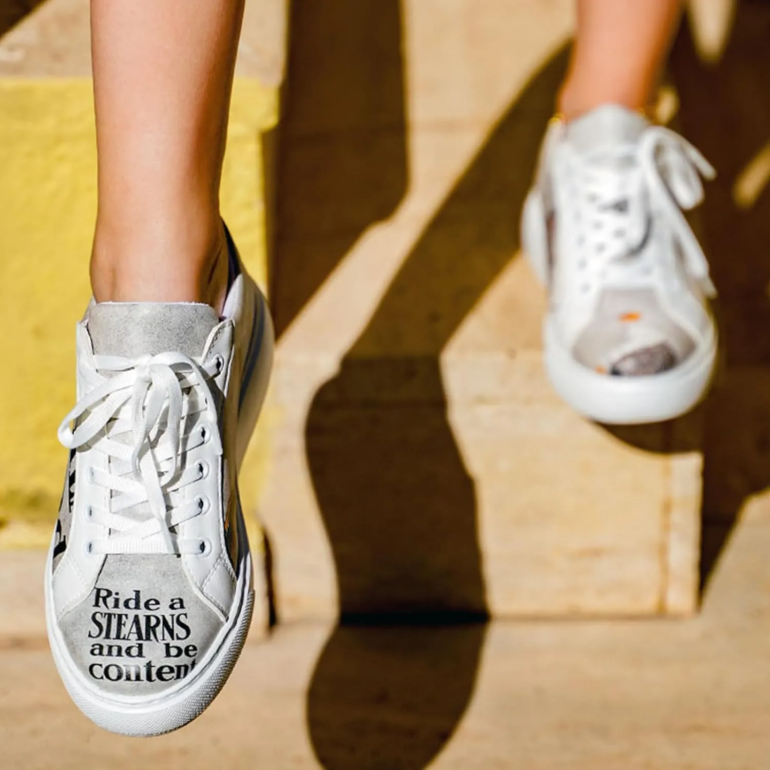 Wedge Platform Sneakers for Women - Handmade Vegan Leather, Unique Chunky Sneakers