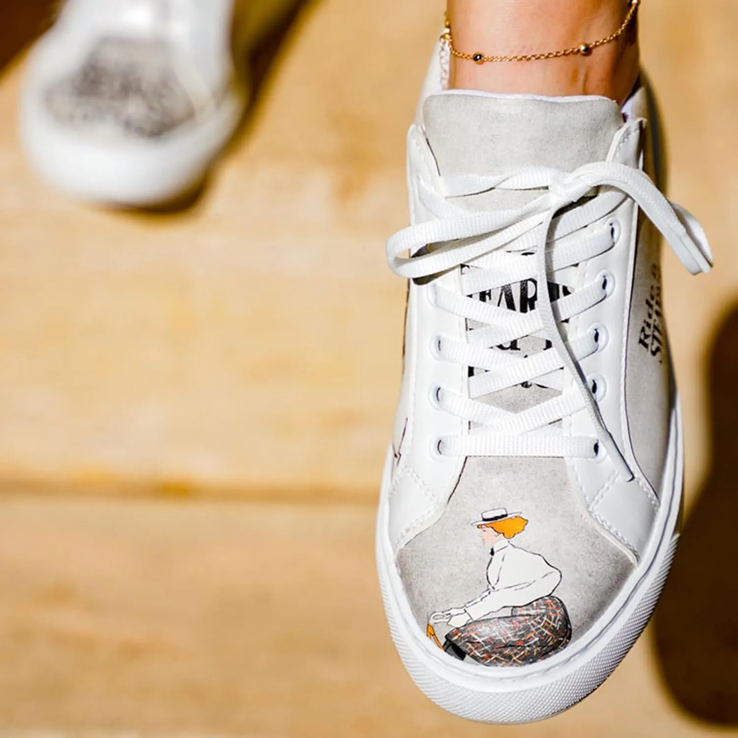 Wedge Platform Sneakers for Women - Handmade Vegan Leather, Unique Chunky Sneakers
