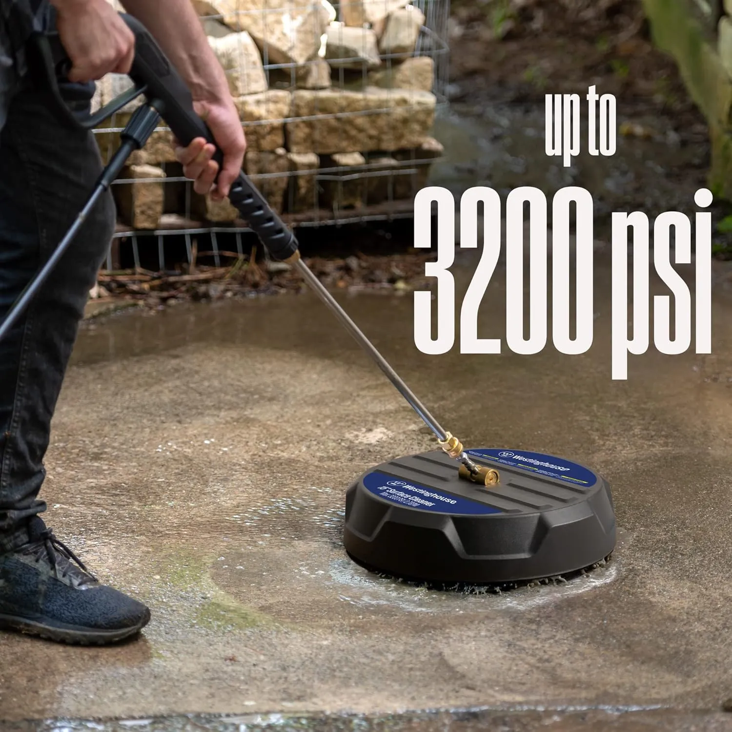 Westinghouse WPX2700e Electric Pressure Washer, 2700 PSI and 1.76 Max GPM & Universal 15” Pressure Washer Surface Cleaner Attachment