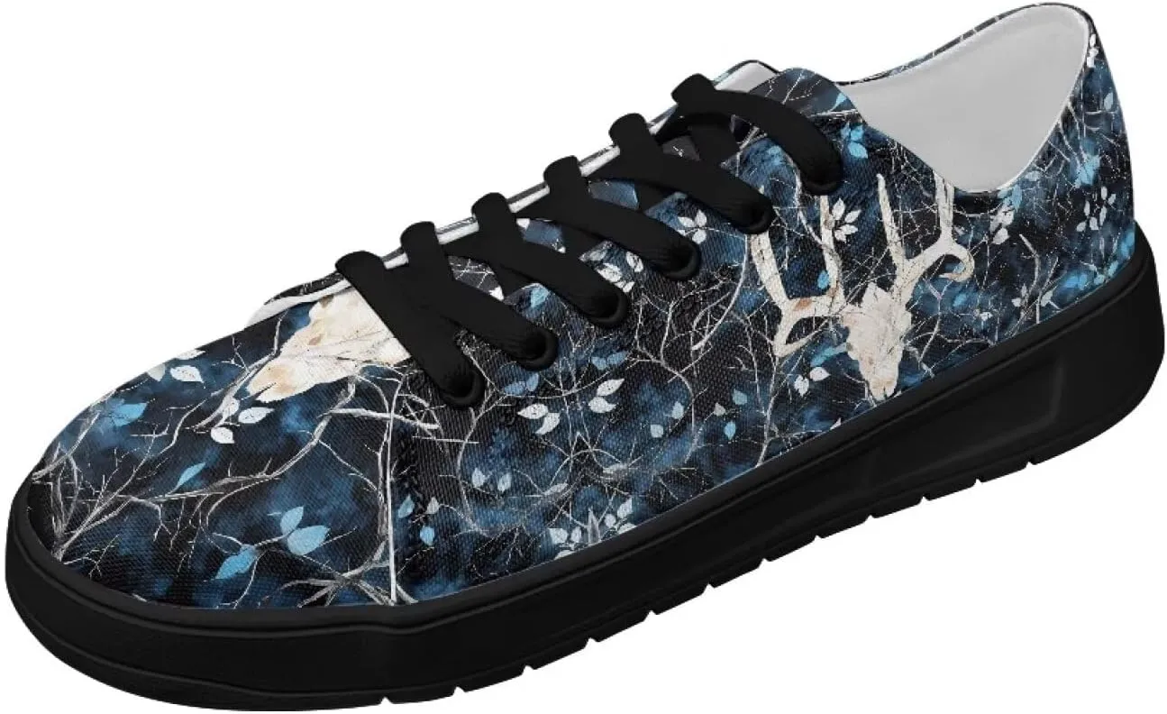 Women's Casual Canvas Sneakers Comfortable Low Top Walking Shoes Classic Lightweight Tennis Shoes Fashion Sneakers