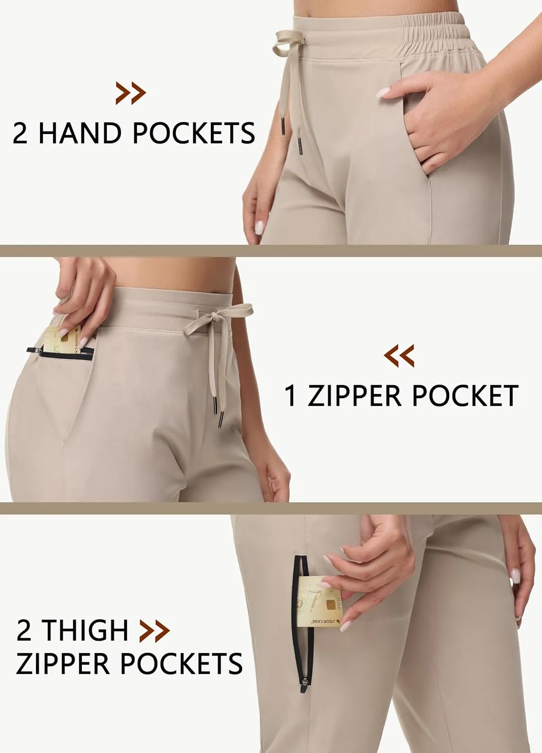 Women's Long Shorts 15" Below The Knee Capri Hiking Shorts Quick Dry Lightweight Outdoor Casual Crop Pants Cargo