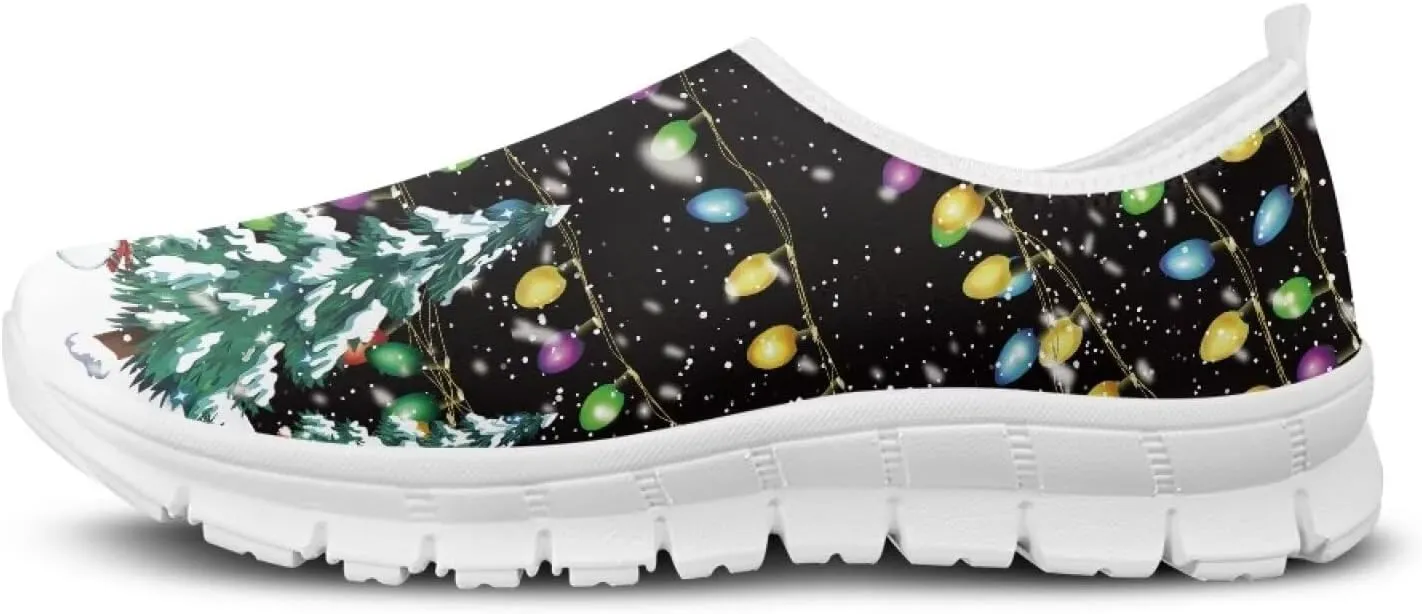 Women’s Outdoor Cycling Canvas Shoes Low Top Fashion Sneakers Slip on Walking Shoe（White Sole）