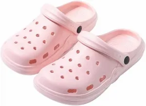 Women's Plus Size Wide Width Flat Slide Sandals Summer Breathable Eva Lightweight Beach Casual Closed-Toe Shoes Hole Cavity Design Size 9 10-11 - Purple, Pink, White, Green