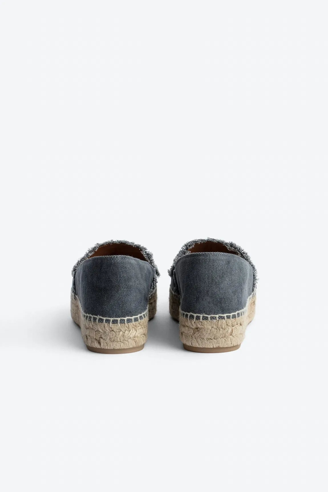 Zadig & Voltaire Canvas Espadrilles - Noir