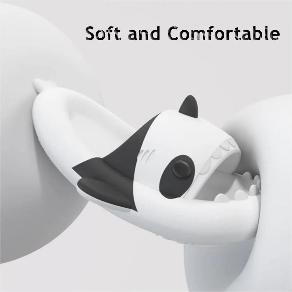 Zureto Original Shark Slides Upgraded, Cloudy Shark Slides Anti-Slip House Slippers Beach Shoes